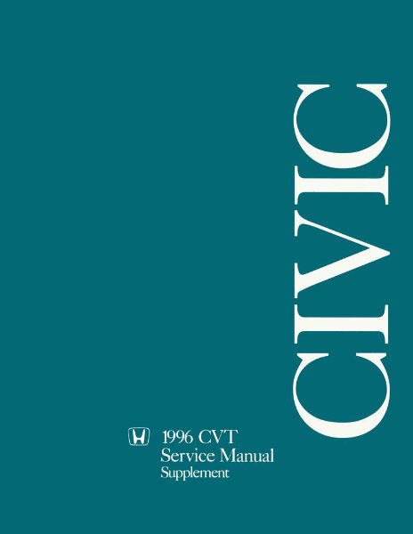 1996 Honda Civic CVT Factory Shop Service Manual