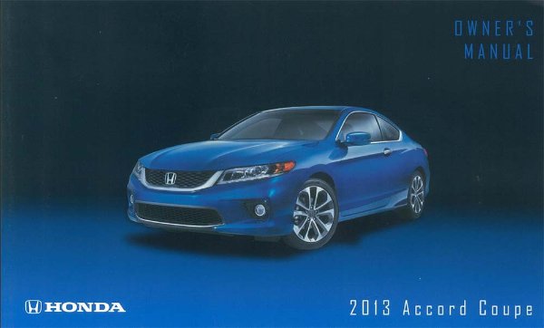 2013 Honda Accord Coupe Owner's Manual