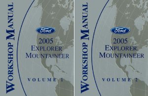 2005 Ford Truck Explorer, Mountaineer Factory Shop Service Manual