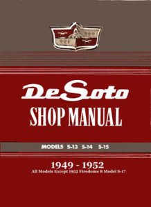 1949–1952 DeSoto All Models Factory Shop Service Manual