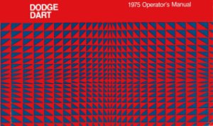 1975 Dodge Dart Owner's Manual