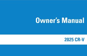 2025 Honda CR-V Owners Manual User Guide