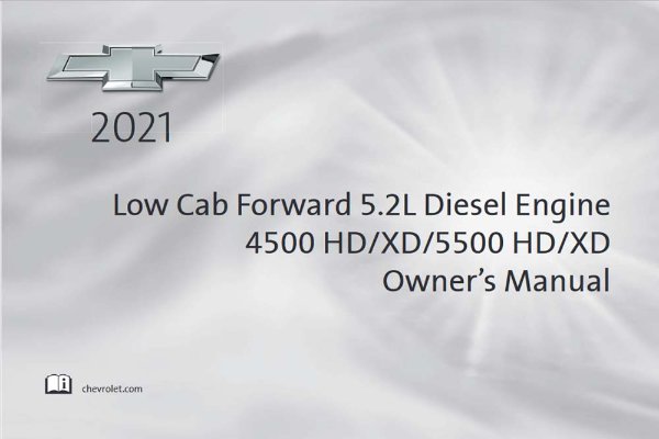 2021 Chevrolet LOW CAB Owner's Manual