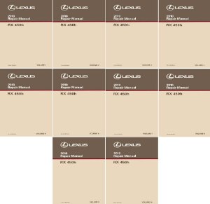 2010 Lexus RX 450h Factory Shop Service Manual