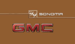 1999 GMC Sonoma Owner's Manual
