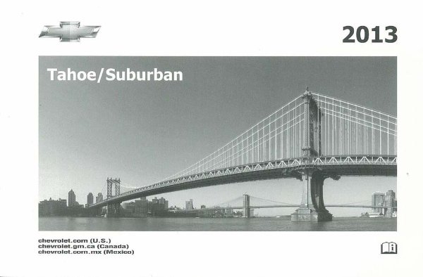 2013 Chevrolet Tahoe, Suburban Owner's Manual