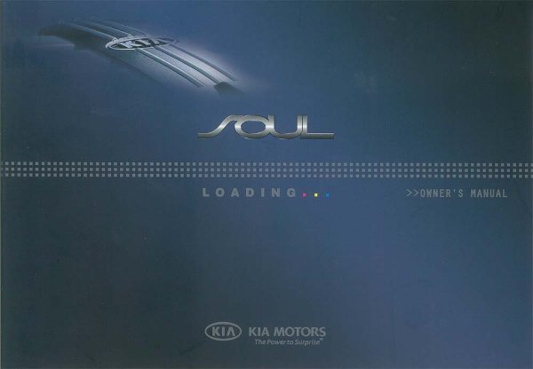 2011 Kia Soul Owner's Manual
