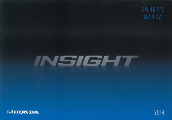 2014 Honda Insight Owner's Manual