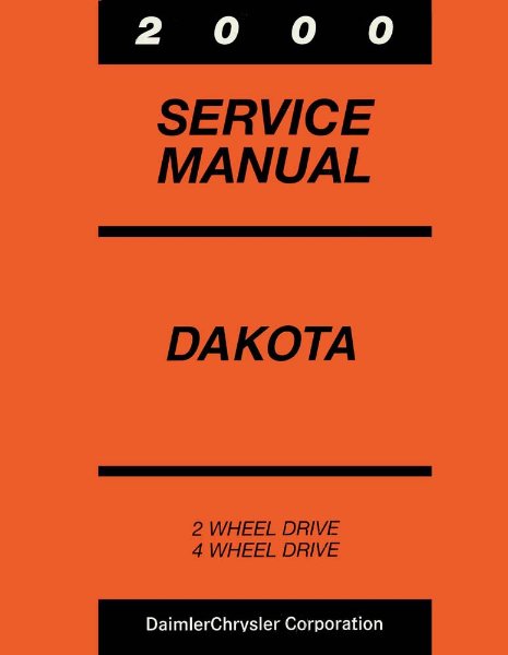 2000 Dodge Truck Dakota Factory Shop Service Manual