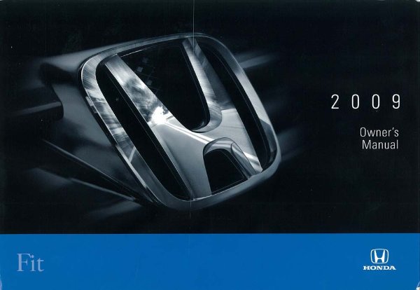 2009 Honda Fit Owner's Manual