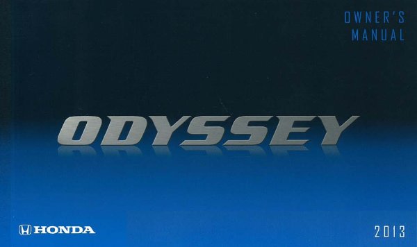 2013 Honda Odyssey Owner's Manual