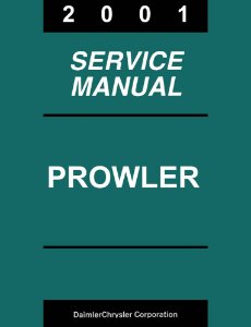 2001 Plymouth Prowler Factory Shop Service Manual