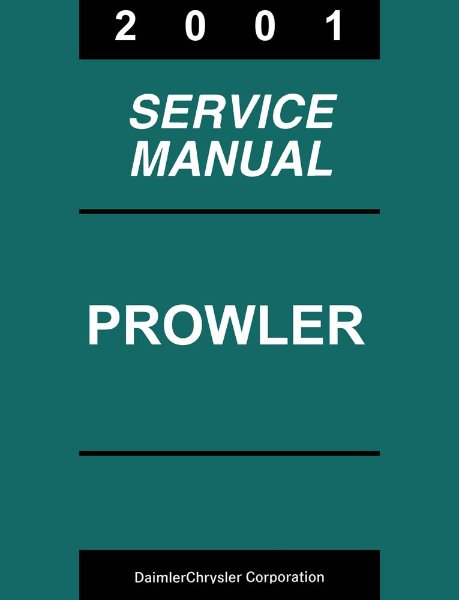 2001 Plymouth Prowler Factory Shop Service Manual