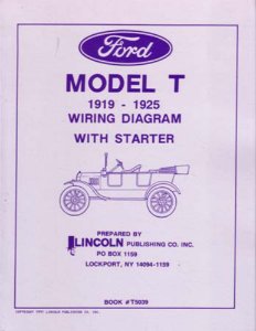 1919–1925 Ford T Wiring Diagrams Manual