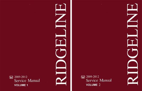 2009–2012 Honda Ridgeline Factory Shop Service Manual