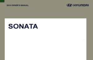 2019 Hyundai Sonata Owner's Manual