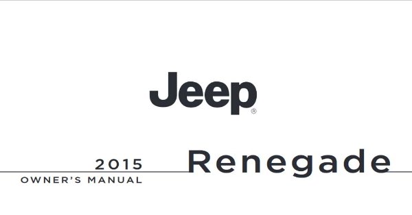 2015 Jeep Renegade Owner's Manual