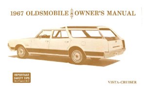 1967 Oldsmobile Vista Cruiser Owner's Manual