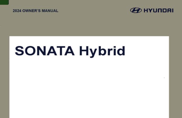 2024 Hyundai Sonata HEV Owner's Manual