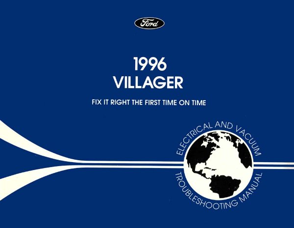 1996 Mercury Villager Wiring Diagrams Manual