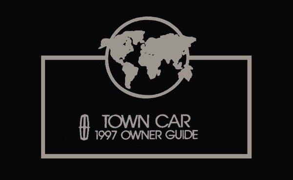 1997 Lincoln Town Car Owner's Manual