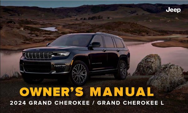 2024 Jeep Grand Cherokee Owner's Manual