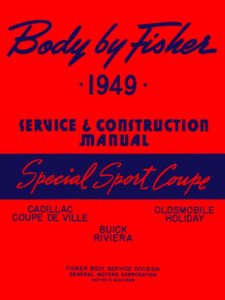1949 Riveria Deville Holiday Shop Service Repair Manual Book Engine Electrical