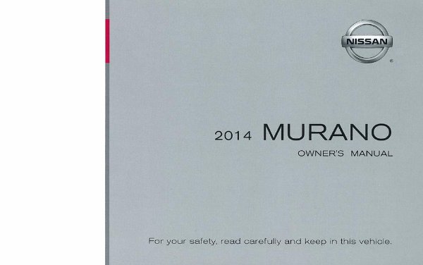 2014 Nissan Murano Owner's Manual