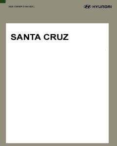2025 Hyundai Santa Cruz Owner's Manual