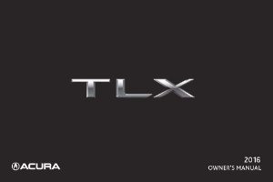 2016 Acura TLX Owner's Manual