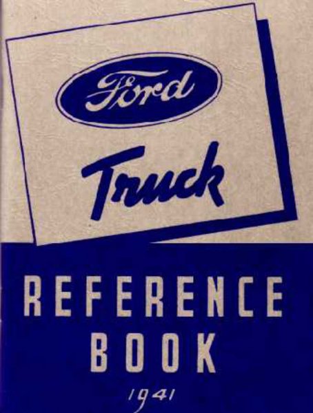 1941 Ford Truck All Models Owner's Manual