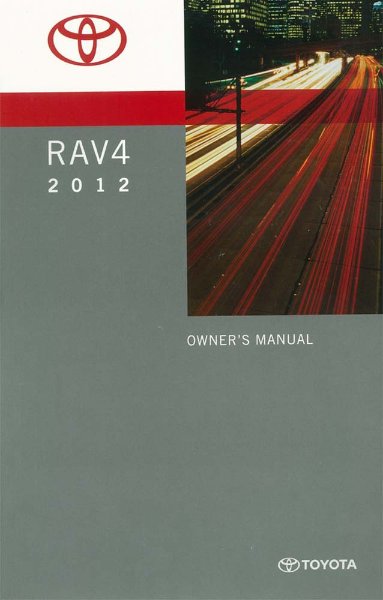 2012 Toyota Rav4 Owner's Manual