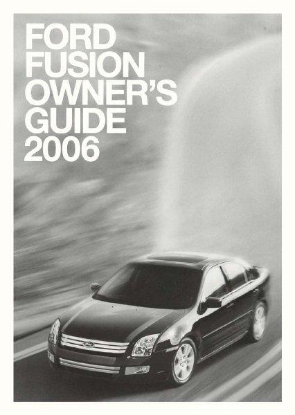 2006 Ford Fusion Owner's Manual