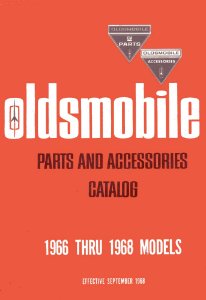 1966–1968 Oldsmobile All Models Parts Book