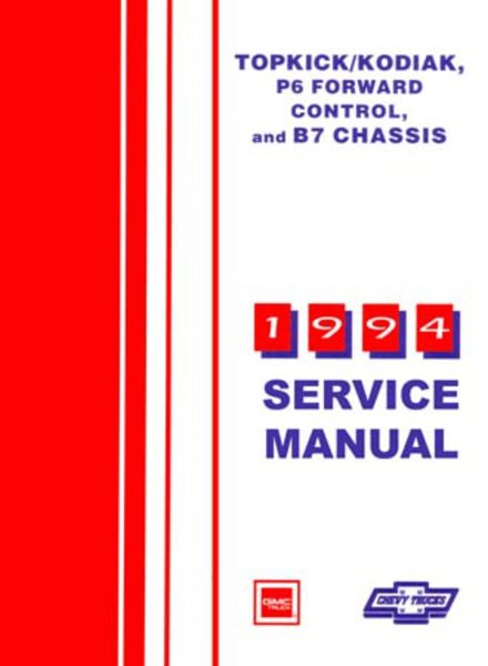 1994 Chevrolet Truck Kodiak, Topkick Factory Shop Service Manual