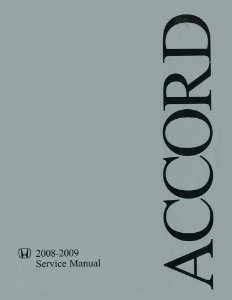 2008–2009 Honda Accord Factory Shop Service Manual