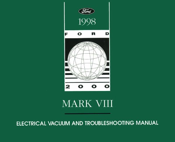 1998 Lincoln Mark VIII Wiring Diagrams Manual