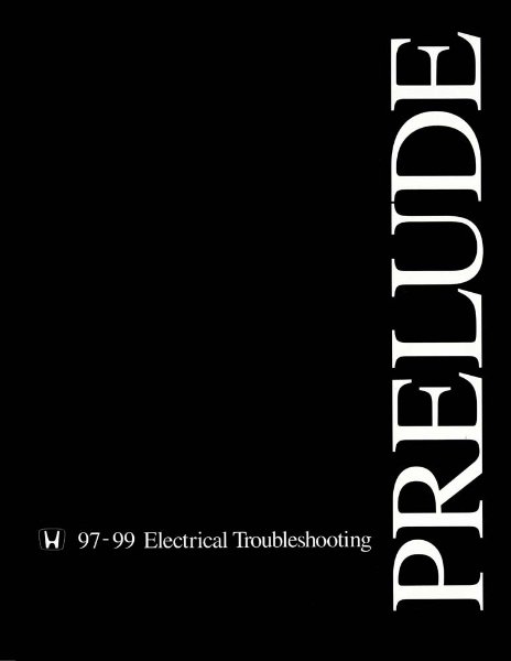 1997–1999 Honda Prelude Factory Shop Service Manual
