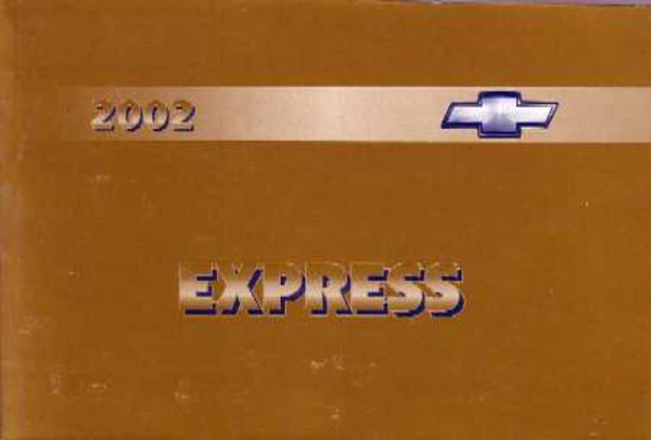 2002 Chevrolet Express Van Owner's Manual
