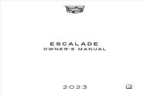2023 Cadillac Escalade Owner's Manual