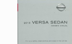 2013 Nissan Versa Sedan Owner's Manual