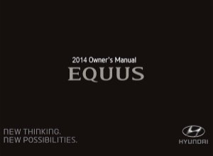 2014 Hyundai EQUUS Owner's Manual