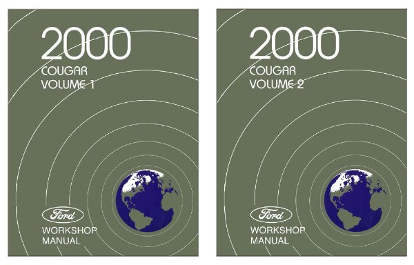 2000 Ford Cougar Factory Shop Service Manual