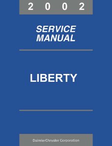 2002 Jeep Liberty Factory Shop Service Manual