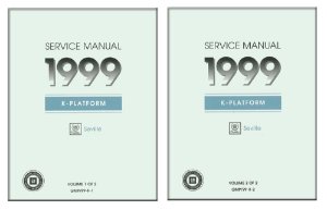 1999 Cadillac Seville Factory Shop Service Manual