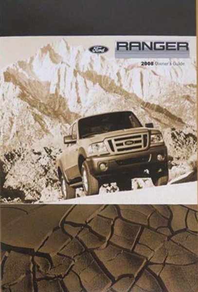 2008 Ford Truck Ranger Owner's Manual