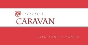 2006 Dodge Caravan Owner's Manual