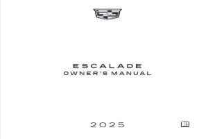 2025 Cadillac Escalade Owner's Manual