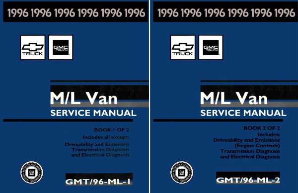 1996 Chevrolet Truck Astro, Safari Factory Shop Service Manual