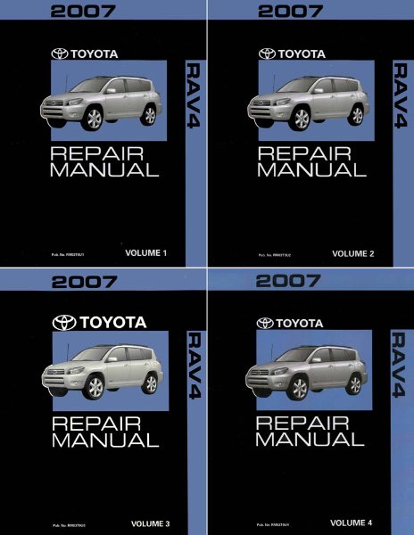2007 Toyota Rav4 Factory Shop Service Manual